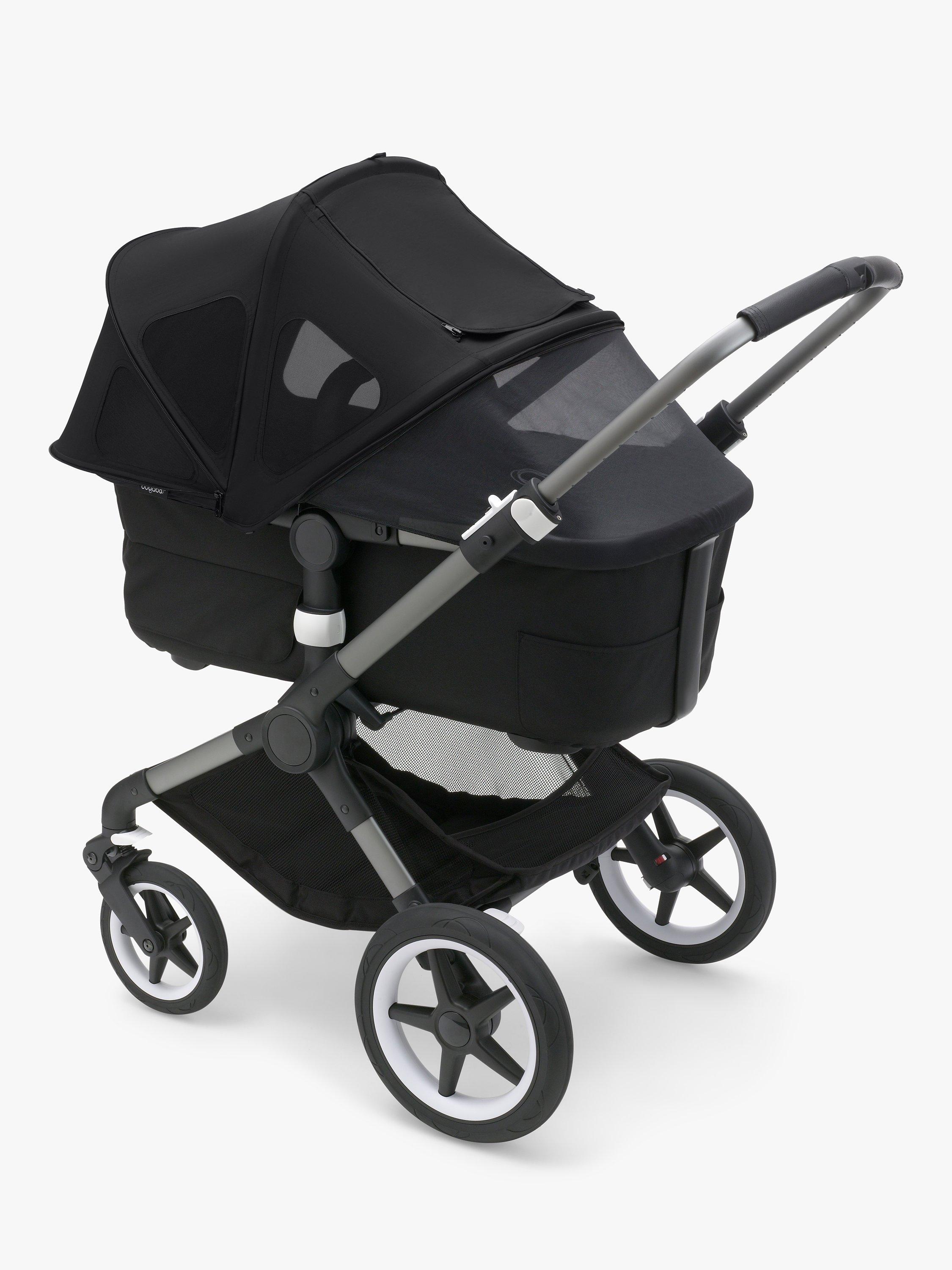 Bugaboo Fox Cameleon Lynx Sun Canopy Midnight Black