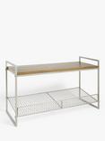 John Lewis Restoration Shoe Rack Bench