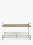 John Lewis Restoration Shoe Rack Bench