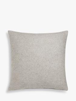 John Lewis French Knot Penguin Christmas Cushion - view 2, Grey