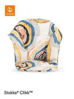 Stokke Clikk Baby Highchair Cushion, Multi Circles, Multi Circles