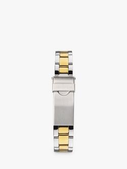 Sekonda 40295.27 Women's Two-Tone Crystal Bracelet Strap Watch, Silver/Gold/Green - view 2, Silver/Gold/Green
