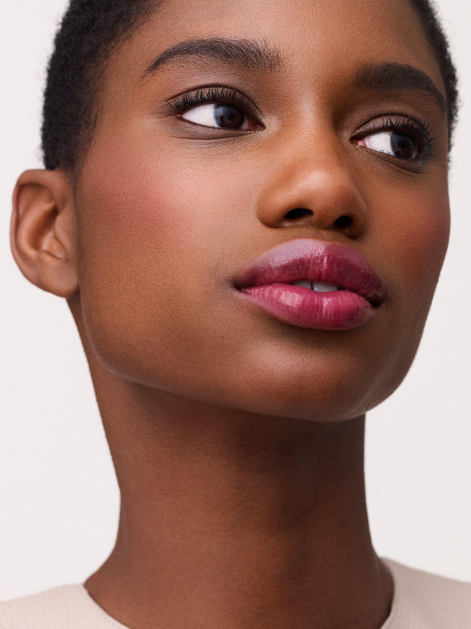 Product image 5 of 10, which shows Hermès Hermèsistible Infused Care Oil Lip Gloss, 06 Pourpre Camarine