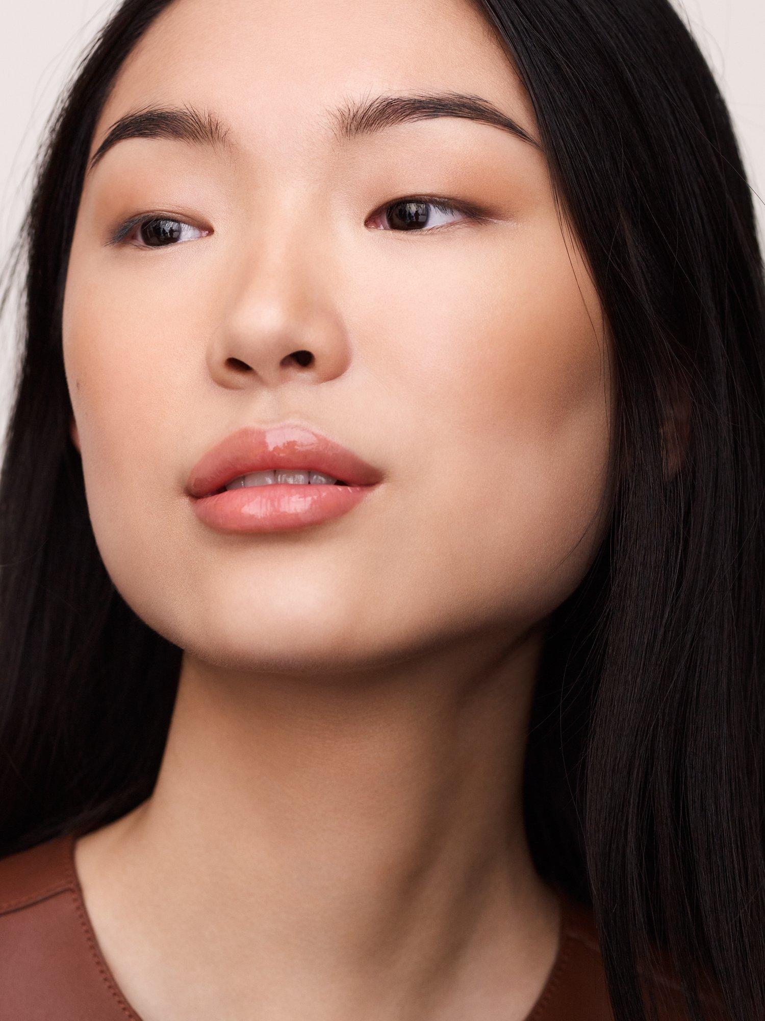 Product image 3 of 9, which shows Hermès Hermèsistible Infused Care Oil Lip Gloss, 01 Beige Sapotille