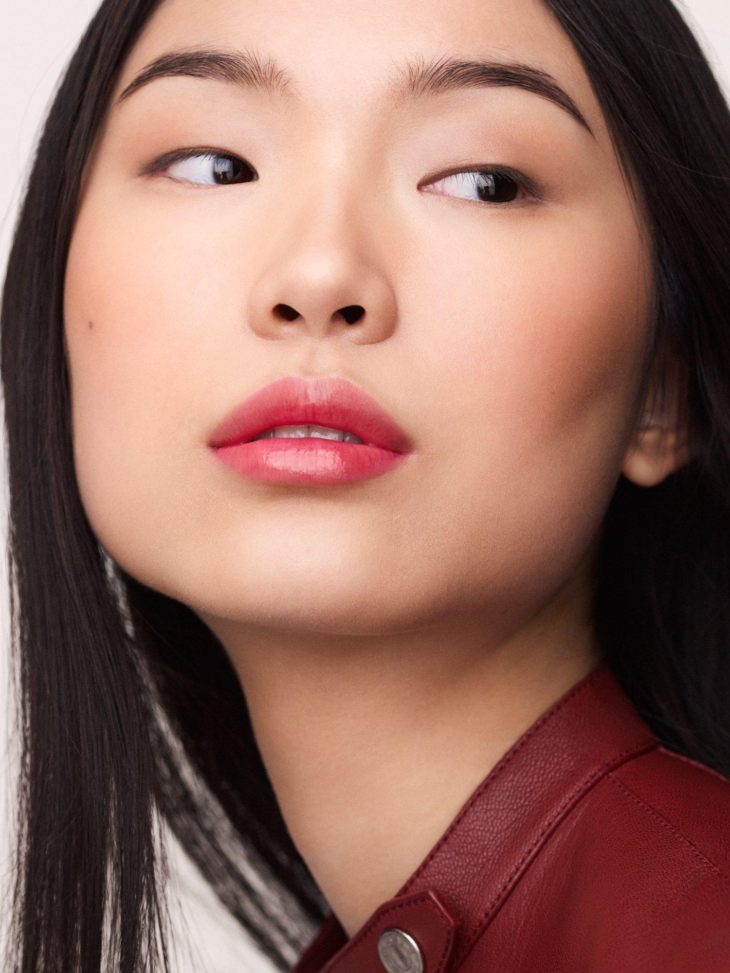 Product image 2 of 10, which shows Hermès Hermèsistible Infused Care Oil Lip Gloss, 04 Rouge Amarelle