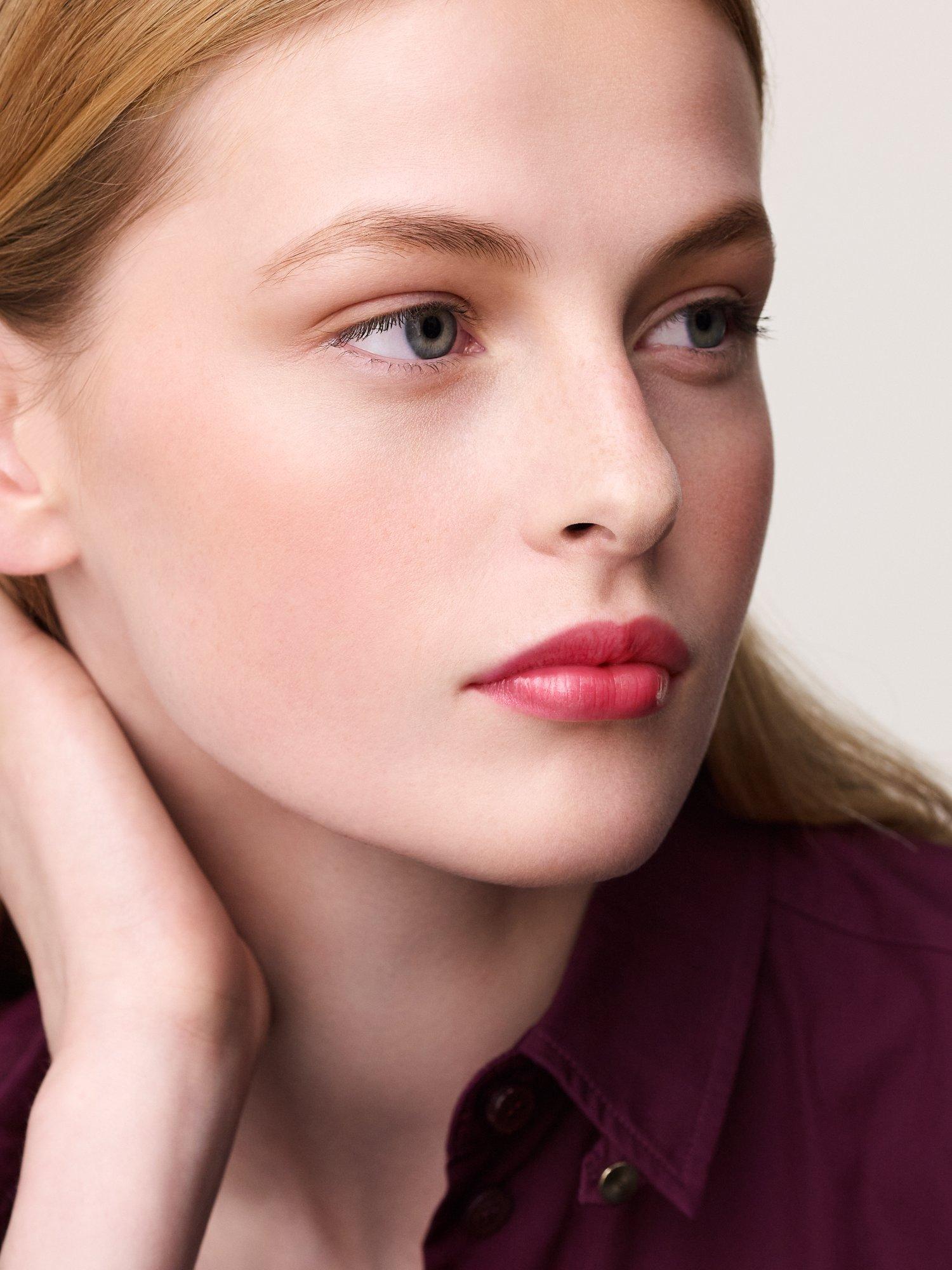 Product image 3 of 10, which shows Hermès Hermèsistible Infused Care Oil Lip Gloss, 04 Rouge Amarelle
