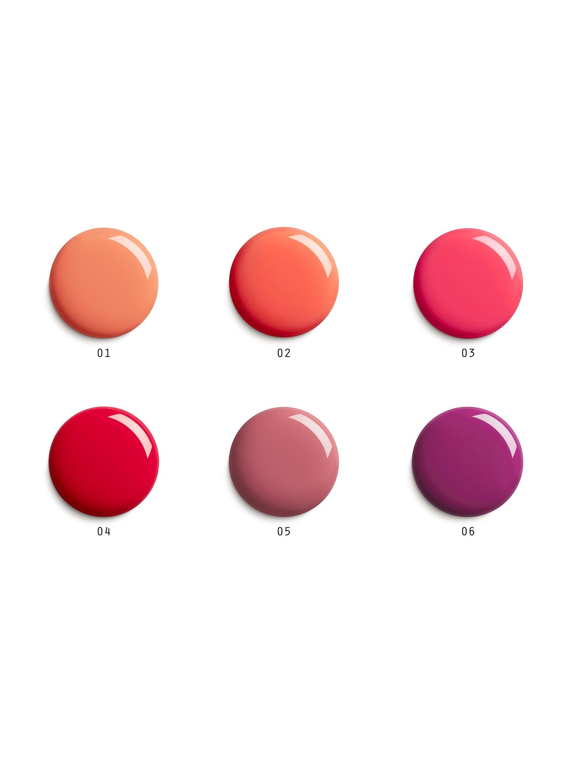 Product image 10 of 10, which shows Hermès Hermèsistible Infused Care Oil Lip Gloss, 04 Rouge Amarelle