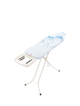 Brabantia Ironing Board B, 124 x 38cm, Solid Steam Iron Rest - Cotton Flower