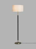 John Lewis Hamilton Drum Shade Floor Lamp, Black