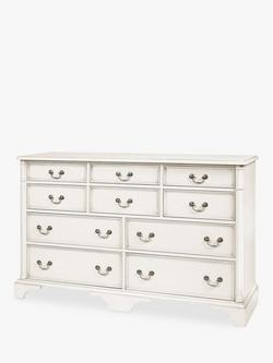 Laura Ashley Clifton 10 Drawer Chest, Grey, Grey