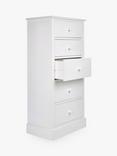 Laura Ashley Ashwell Tall 5 Drawer Chest, White