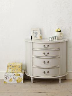 Laura Ashley Clifton 4 Drawer Chest, Grey - view 2, Grey