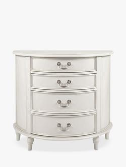 Laura Ashley Clifton 4 Drawer Chest, Grey, Grey
