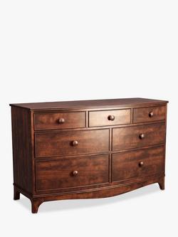 Laura Ashley Broughton 7 Drawer Chest, Dark Brown, Brown