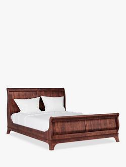 Laura Ashley Broughton Bed Frame, King Size, Dark Brown, Brown