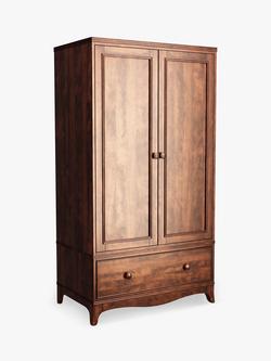 Laura Ashley Broughton Double Wardrobe, Dark Brown, Brown