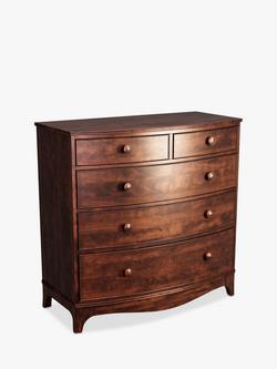 Laura Ashley Broughton 5 Drawer Chest, Dark Brown, Brown