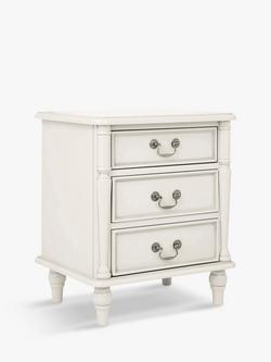 Laura Ashley Clifton Bedside Table, Grey, Grey
