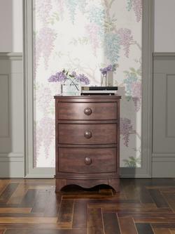 Laura Ashley Broughton Bedside Table, Dark Brown - view 2, Brown