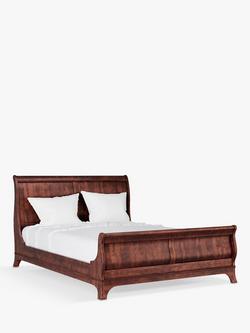 Laura Ashley Broughton Bed Frame, Double, Dark Brown, Brown