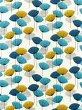 Sanderson Dandelion Clocks Made to Measure Curtains or Roman Blind, Teal