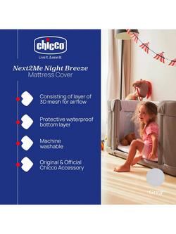 Chicco Next2Me Forever Night Breeze Mattress Protector, Natural - view 2, Natural