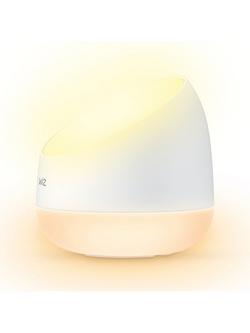 WiZ Squire LED Plug & Play Portable Table Lamp, Full Colour, White