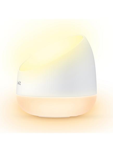 WiZ Squire LED Plug & Play Portable Table Lamp, Full Colour, White