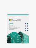 Microsoft 365 Family, Office Software for up to 6 people, PC/Mac, Tablets and Smartphones, 1 Year Subscription for 6 Users