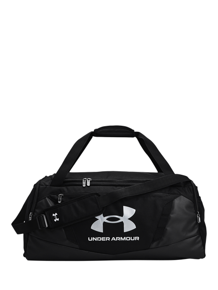 Under Armour Undeniable 5.0 Medium Duffel Bag, Black/Metallic Silver