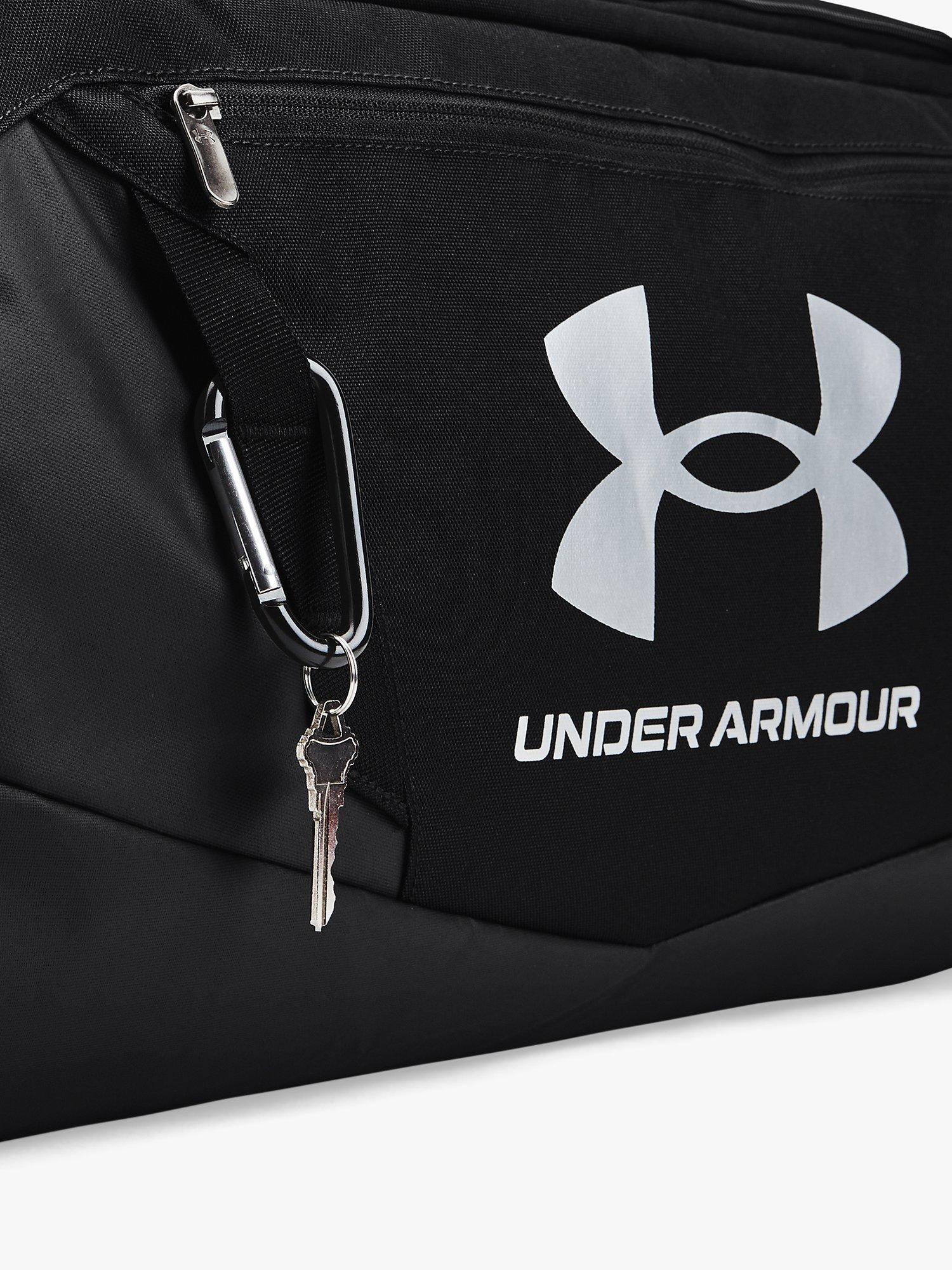 Product image 4 of 8, which shows Under Armour Undeniable 5.0 Medium Duffel Bag, Black/Metallic Silver