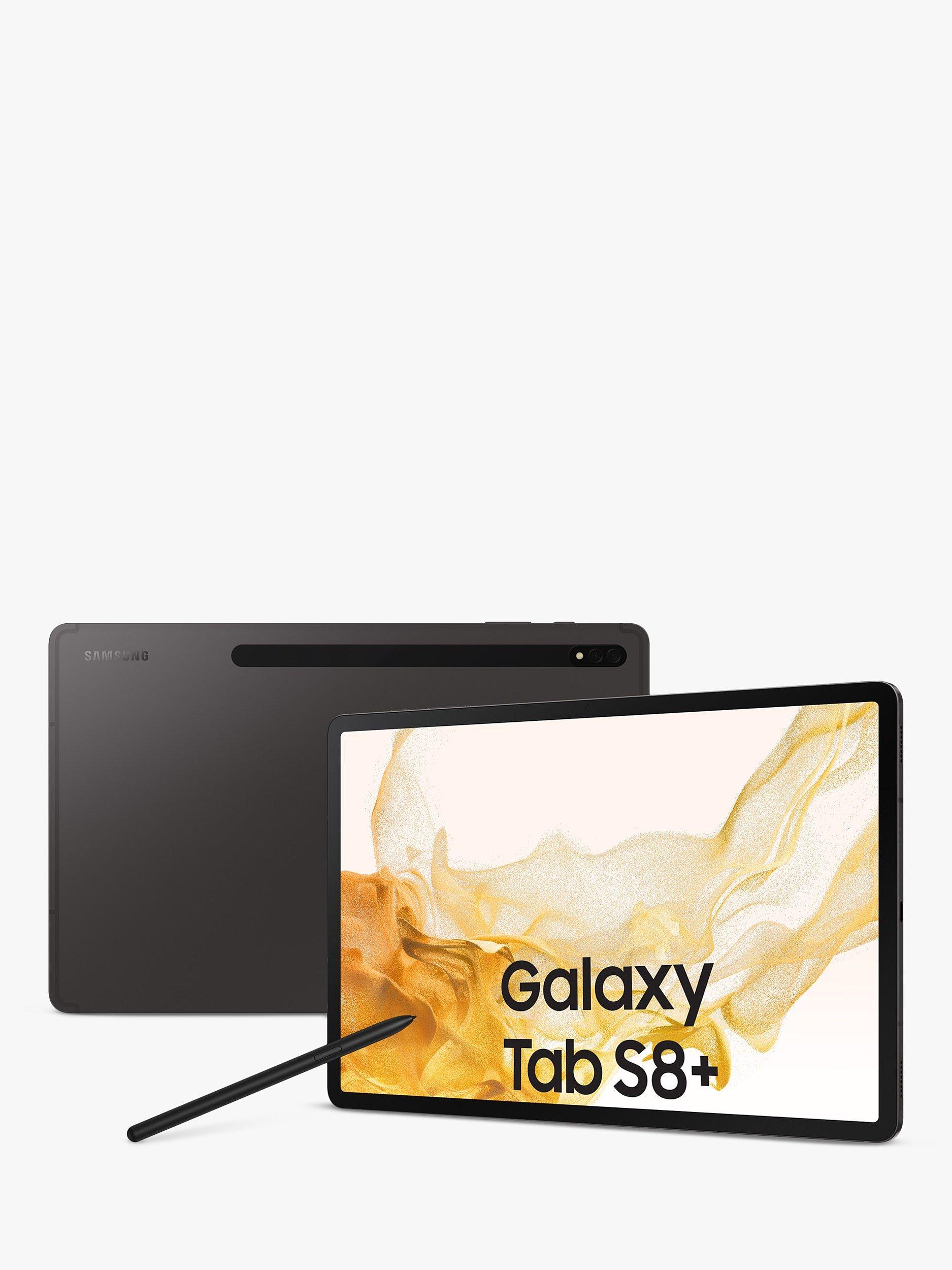 Samsung Galaxy Tab S8+ Tablet with Bluetooth S Pen, Android, 8GB RAM, 128GB, Wi-Fi, 12.4", Graphite