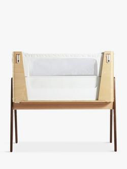 Gaia Baby Hera Co-Sleep Crib, Natural/Walnut