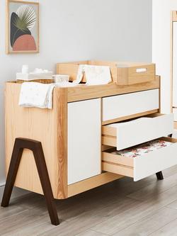 Gaia Baby Hera Cot Top Changer - view 2, Natural