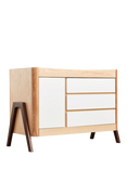 Gaia Baby Hera Scandi Dresser, Natural/Walnut