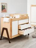 Gaia Baby Hera Scandi Dresser, Natural/Walnut