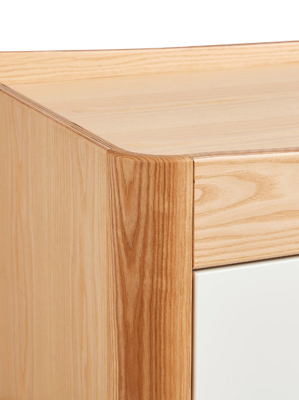 Gaia Baby Hera Scandi Dresser, Natural/Walnut - view 2, Natural/Walnut