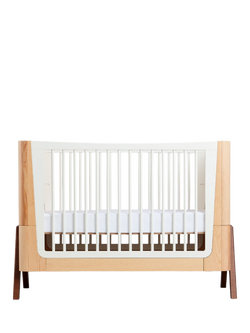 Gaia Baby Hera Cot, Natural/Walnut