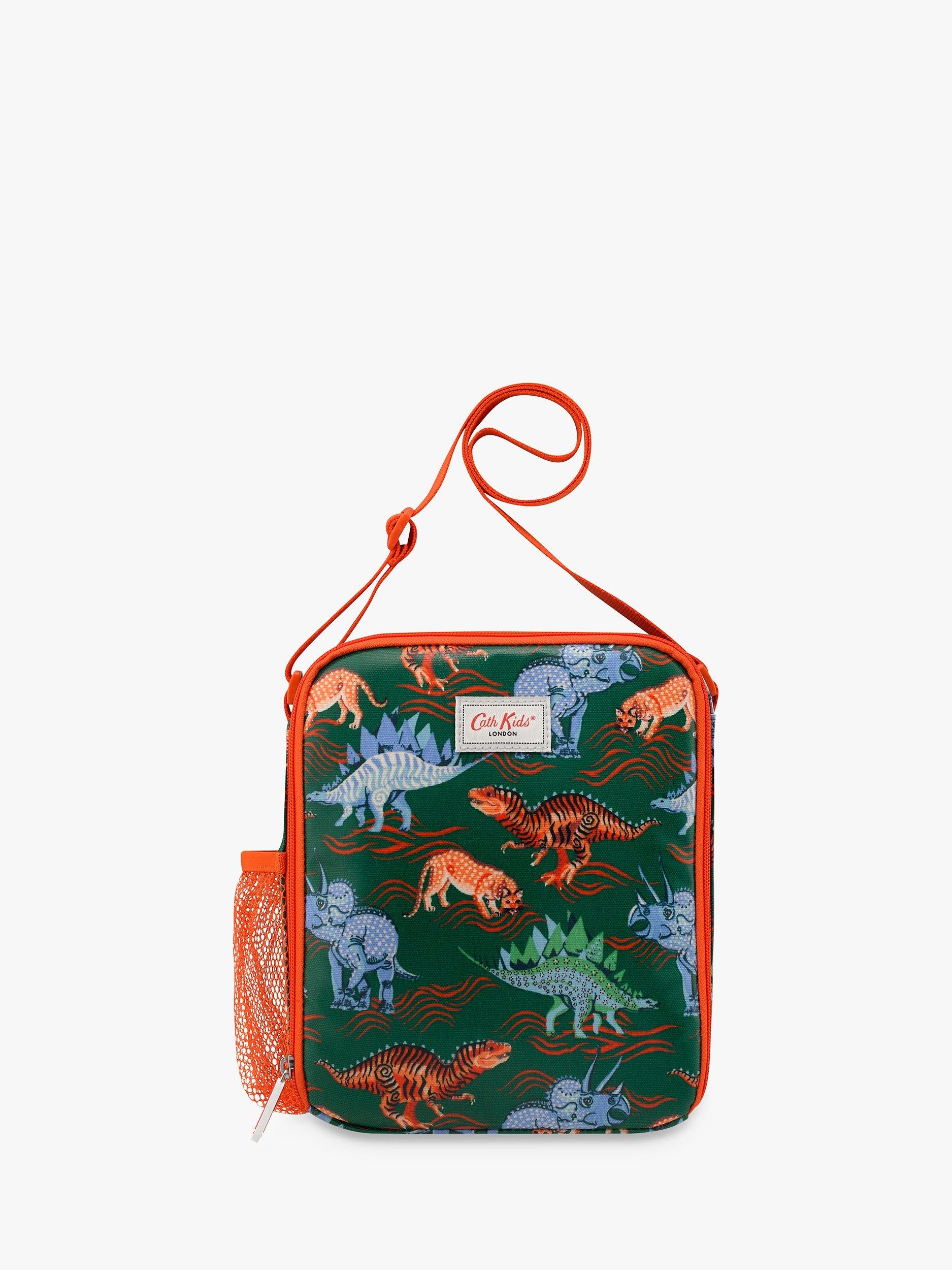 Cath Kids Children's Dinosaur Print Lunch Bag, Green