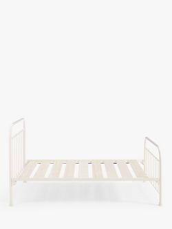 Wrought Iron And Brass Bed Co. Edward Slatted Bed Frame, Super King Size - view 2, Ivory