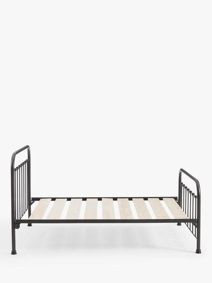Wrought Iron And Brass Bed Co. Edward Iron Bed Frame, King Size, Bronze - view 2, Bronze