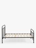 Wrought Iron And Brass Bed Co. Edward Slatted Bed Frame, Small Double, Bronze