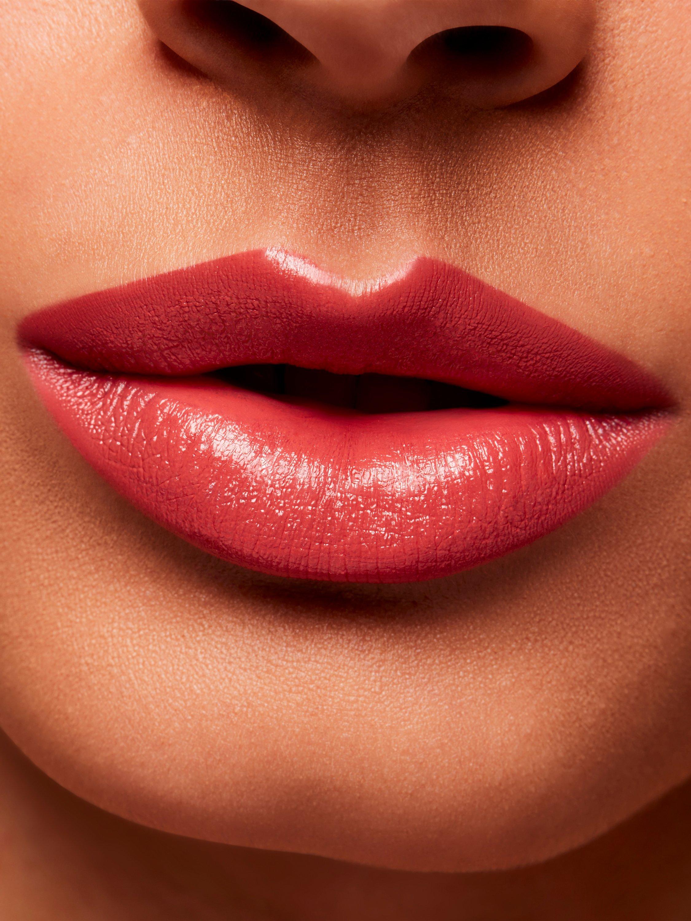 Product image 4 of 5, which shows MAC Lipstick - Amplified Creme, Spill The Tea