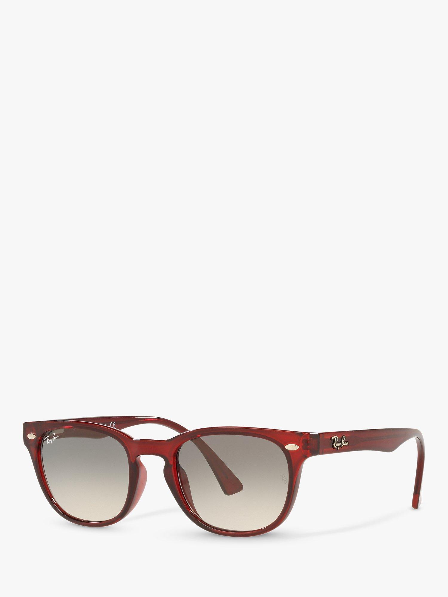 Ray-Ban RB4140 Women's Square Sunglasses, Rubin/Grey Gradient