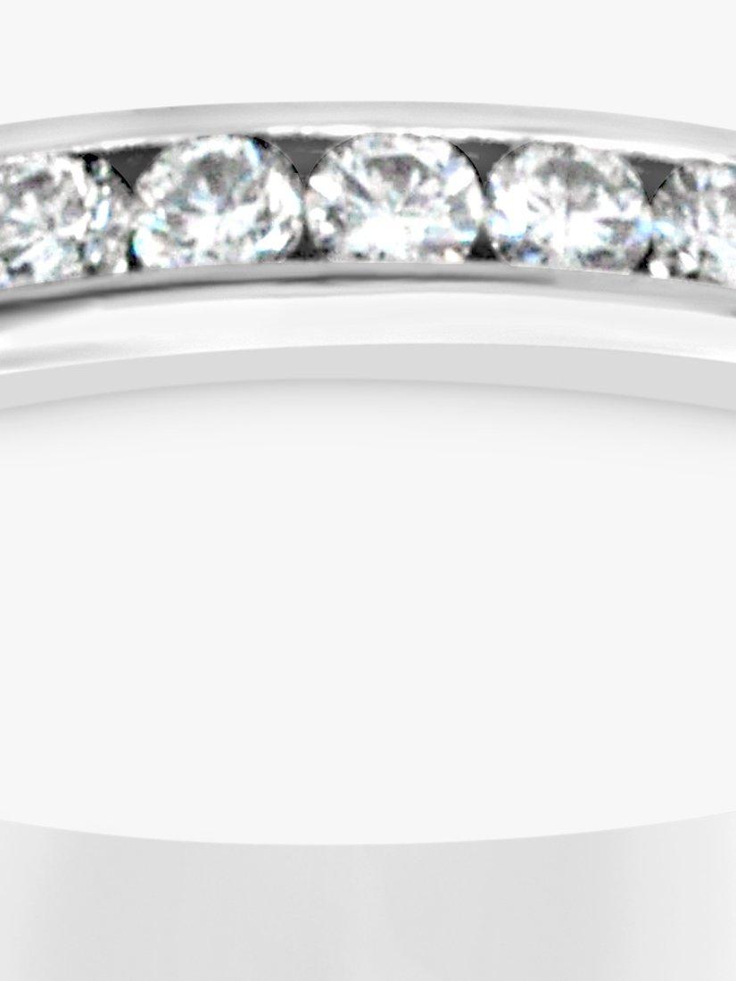 Product image 2 of 5, which shows Milton & Humble Jewellery Pre-Loved 950 Platinum Diamond Eternity Band Ring