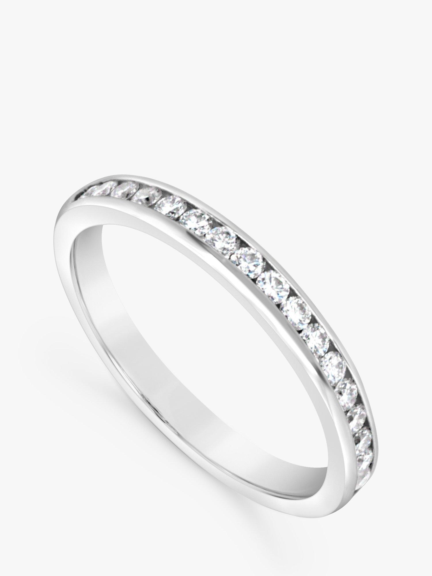 Product image 3 of 5, which shows Milton & Humble Jewellery Pre-Loved 950 Platinum Diamond Eternity Band Ring