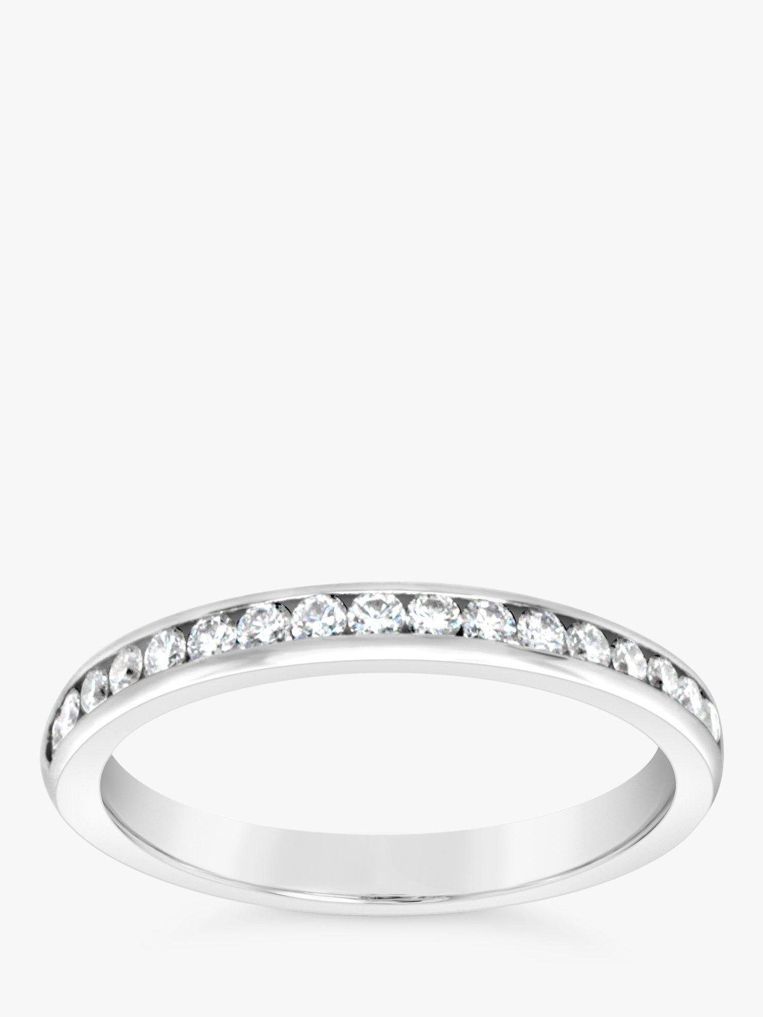 Product image 5 of 5, which shows Milton & Humble Jewellery Pre-Loved 950 Platinum Diamond Eternity Band Ring