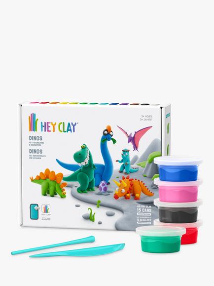 TOMY Hey Clay Modelling Kit - Dinos, 