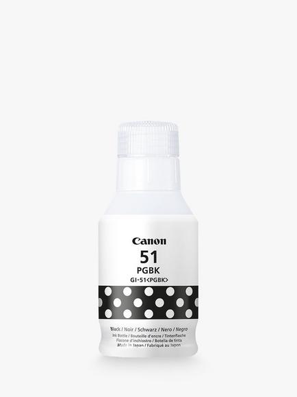 Canon GI-51 Printer Ink Bottle, Black
