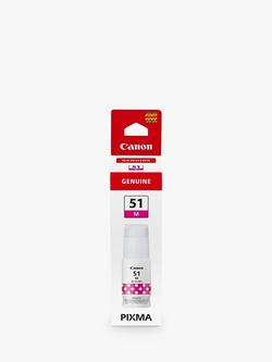 Canon GI-51 Printer Ink Bottle, Magenta
